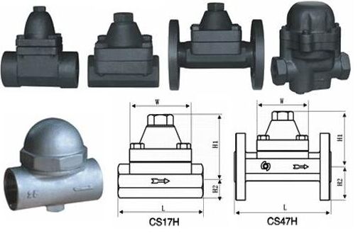 CS47H可調(diào)雙金屬片疏水閥結(jié)構(gòu)圖紙 CS47H可調(diào)雙金屬片疏水閥結(jié)構(gòu)圖紙