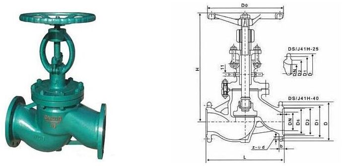 法蘭水封截止閥結(jié)構(gòu)圖紙 法蘭水封截止閥結(jié)構(gòu)圖紙