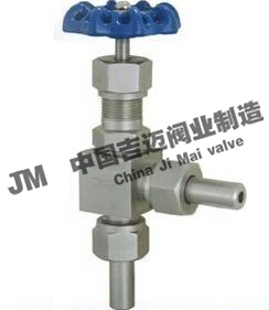 J24W外螺紋角式針形閥
